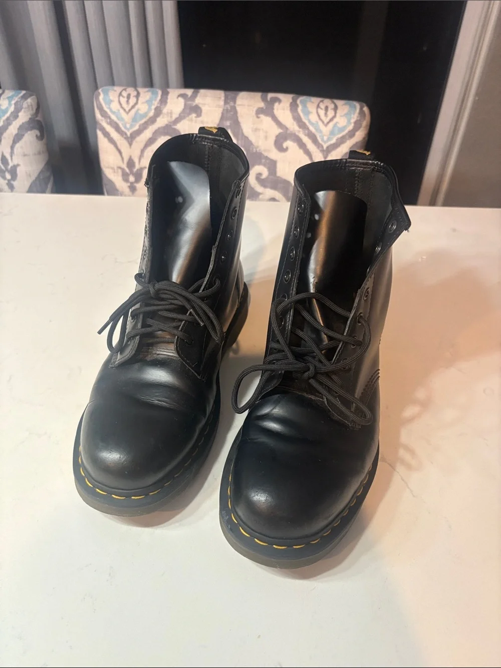 Dr. Martens Black Leather 11822 Boot